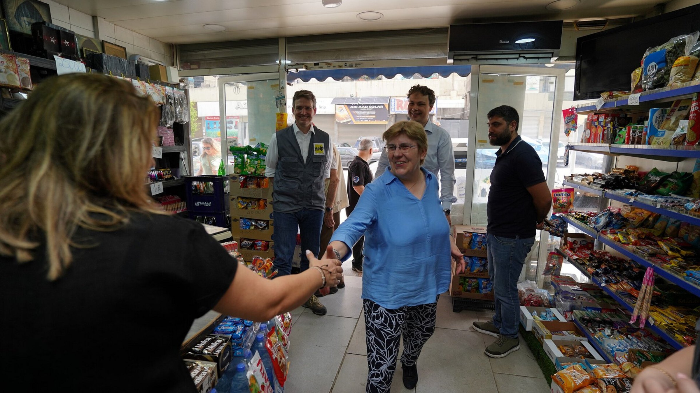 Delegation aus Deutschland beim Projektbesuch im Libanon