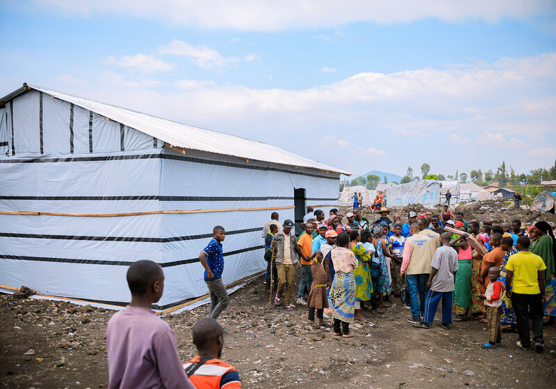 Flüchtlingscamp "Cinquantenaire" im Kongo