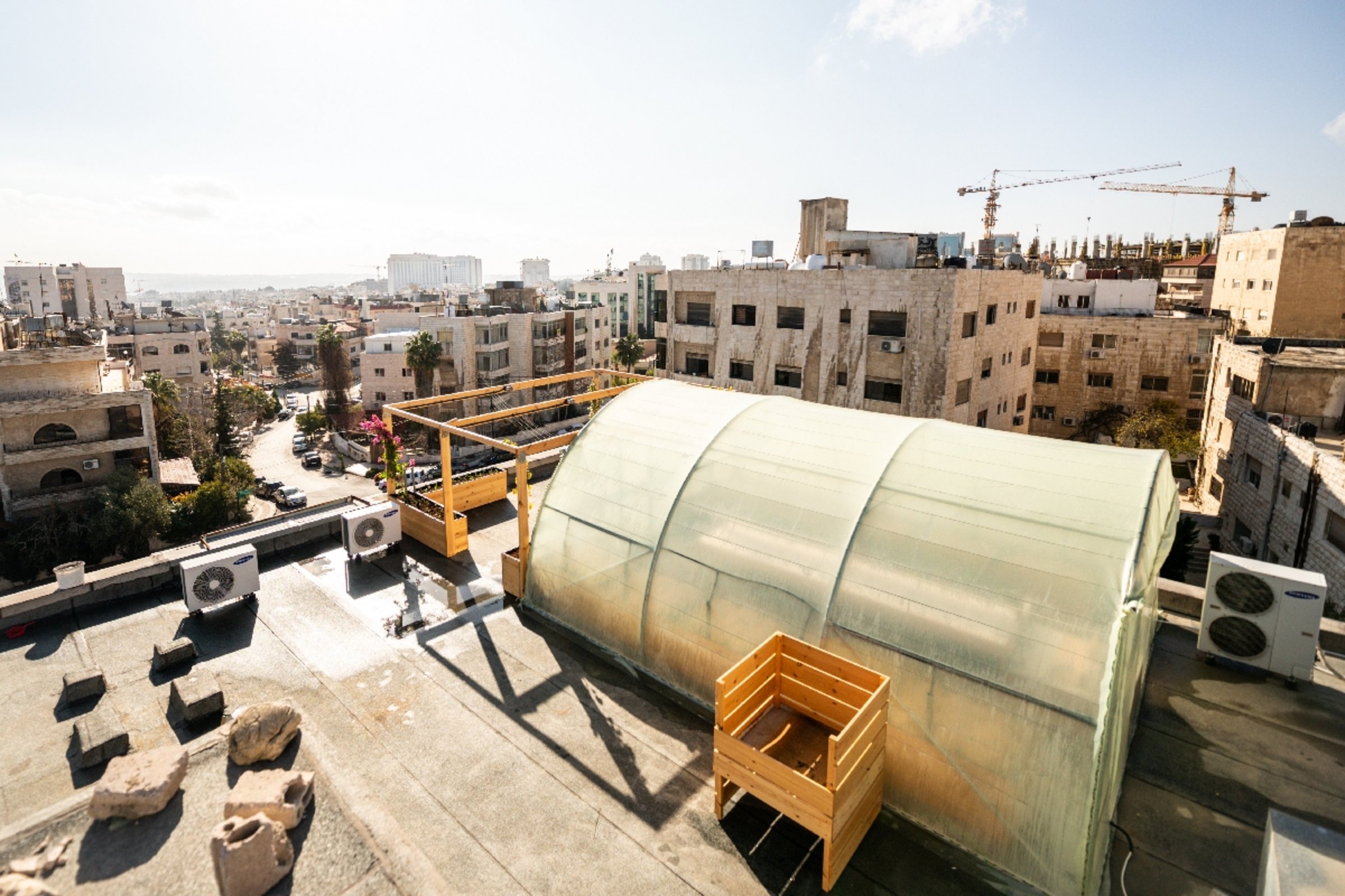 Urban Gardning Farm in Amman