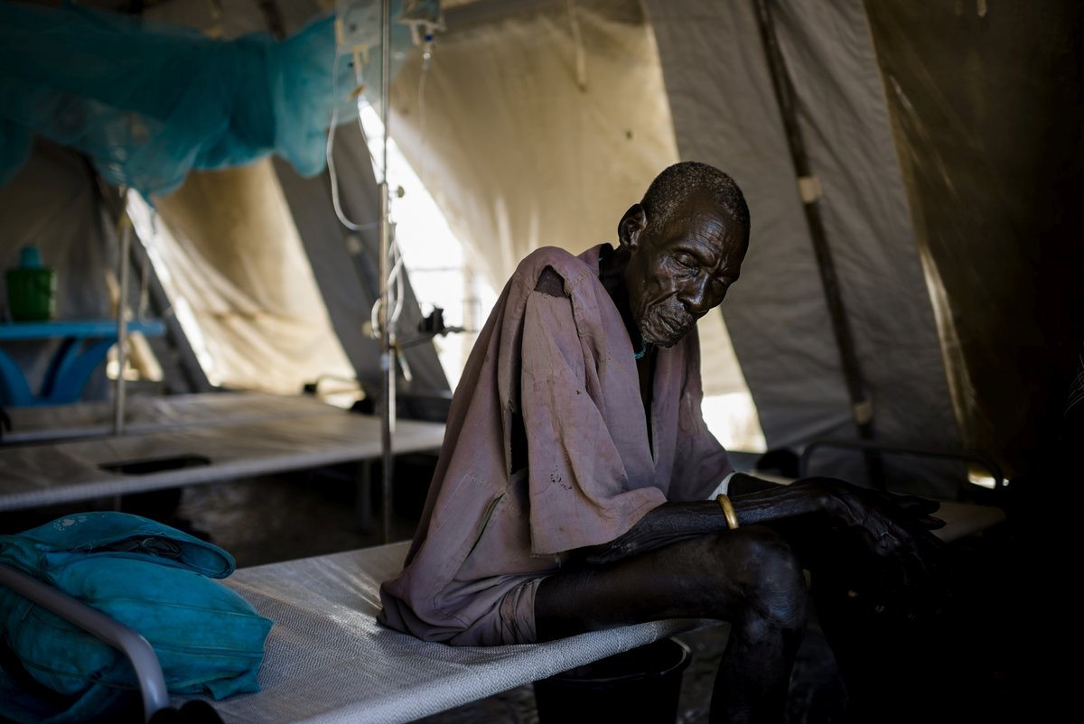 Die Cholera ist in Mingkaman ausgebrochen