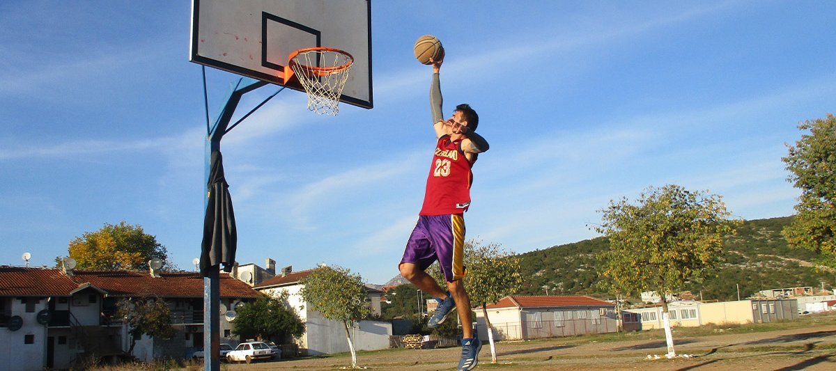 Baskettballspieler in Montenegro