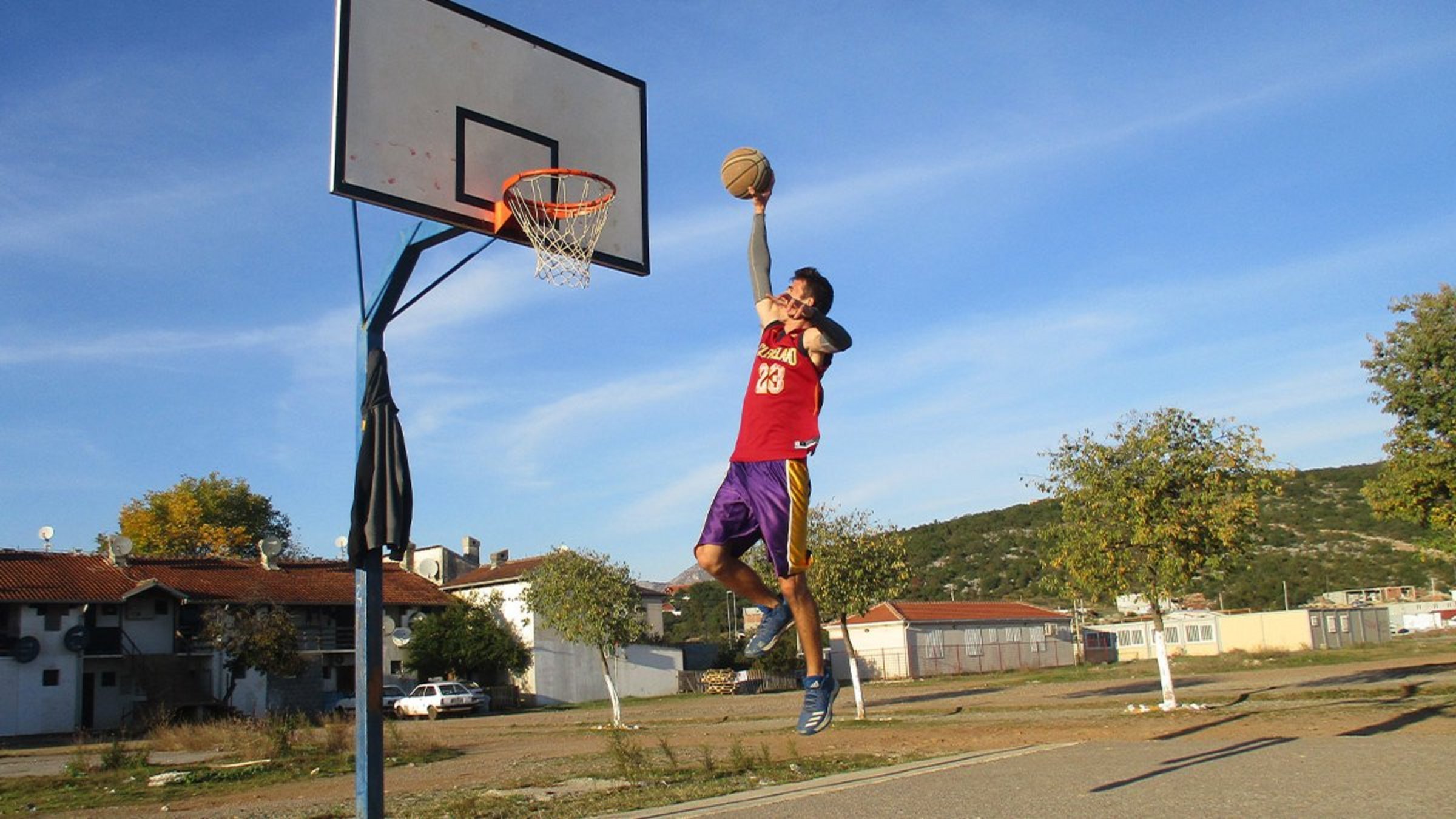 Baskettballspieler in Montenegro