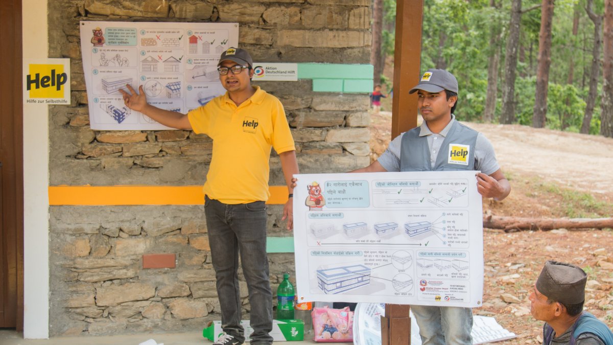 Erdbebensicheres Bauen in Nepal