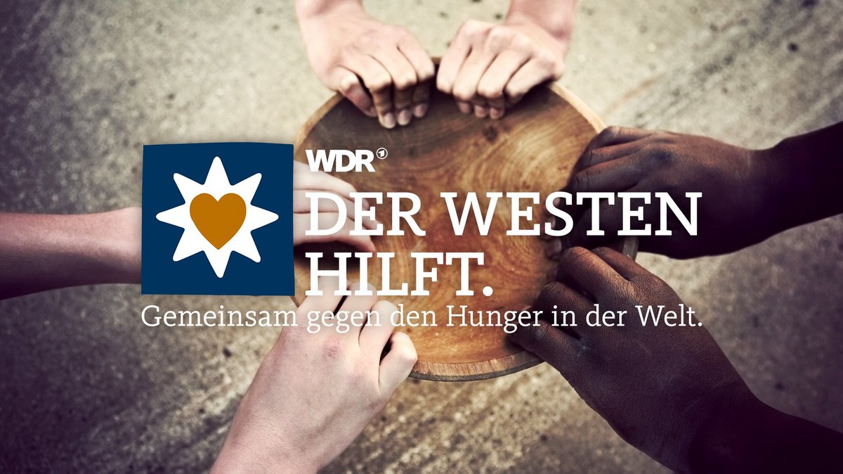 Kampagnenmotiv "Der Westen hilft"