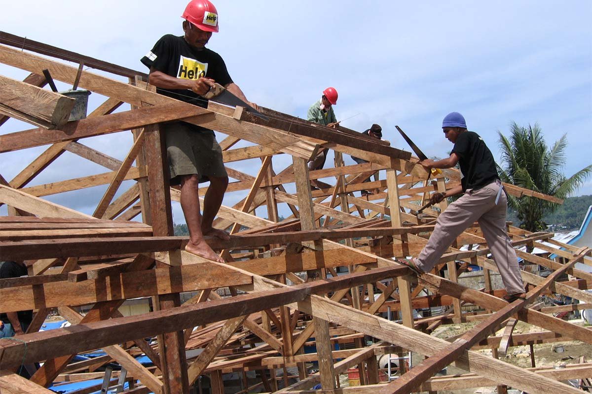 Wiederaufbau nach dem Tsunami in Indonesien 2005