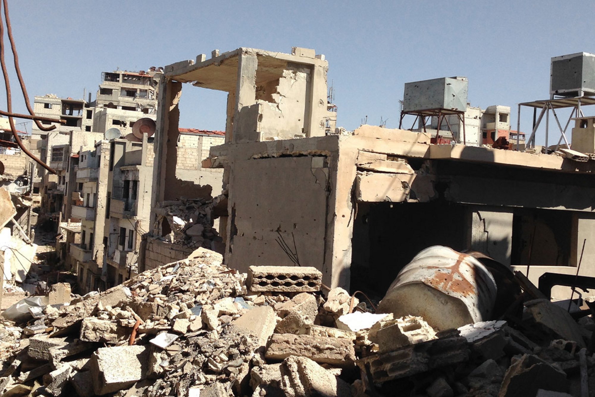 Zerstörung in Syrien
