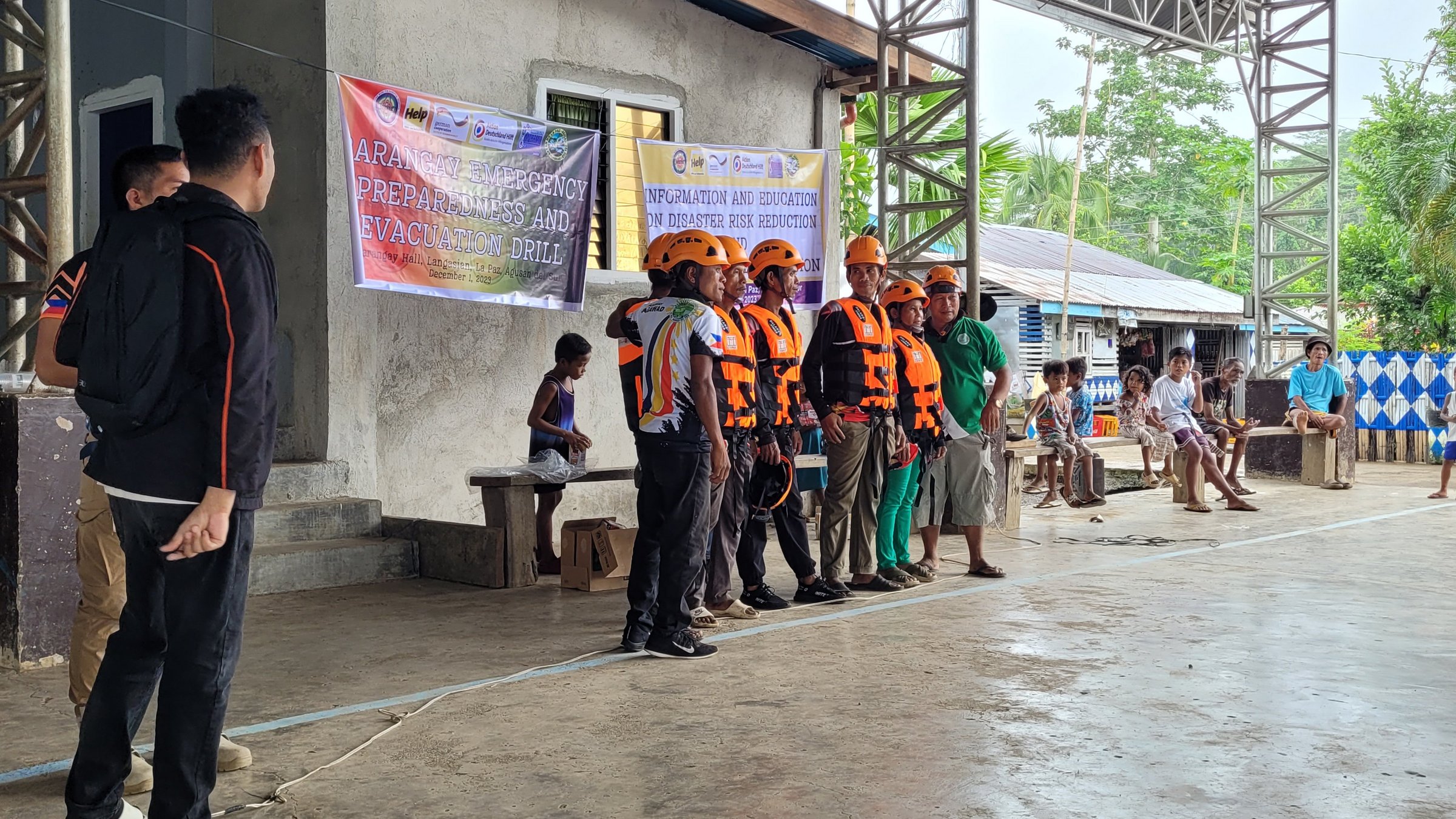 Disaster response drills in the Philippines