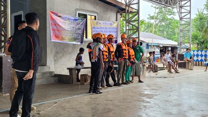 Katastrophenschutzübung auf den Philippinen