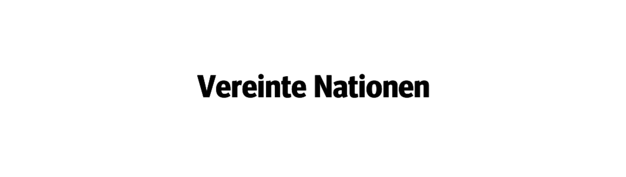 Vereinte Nationen