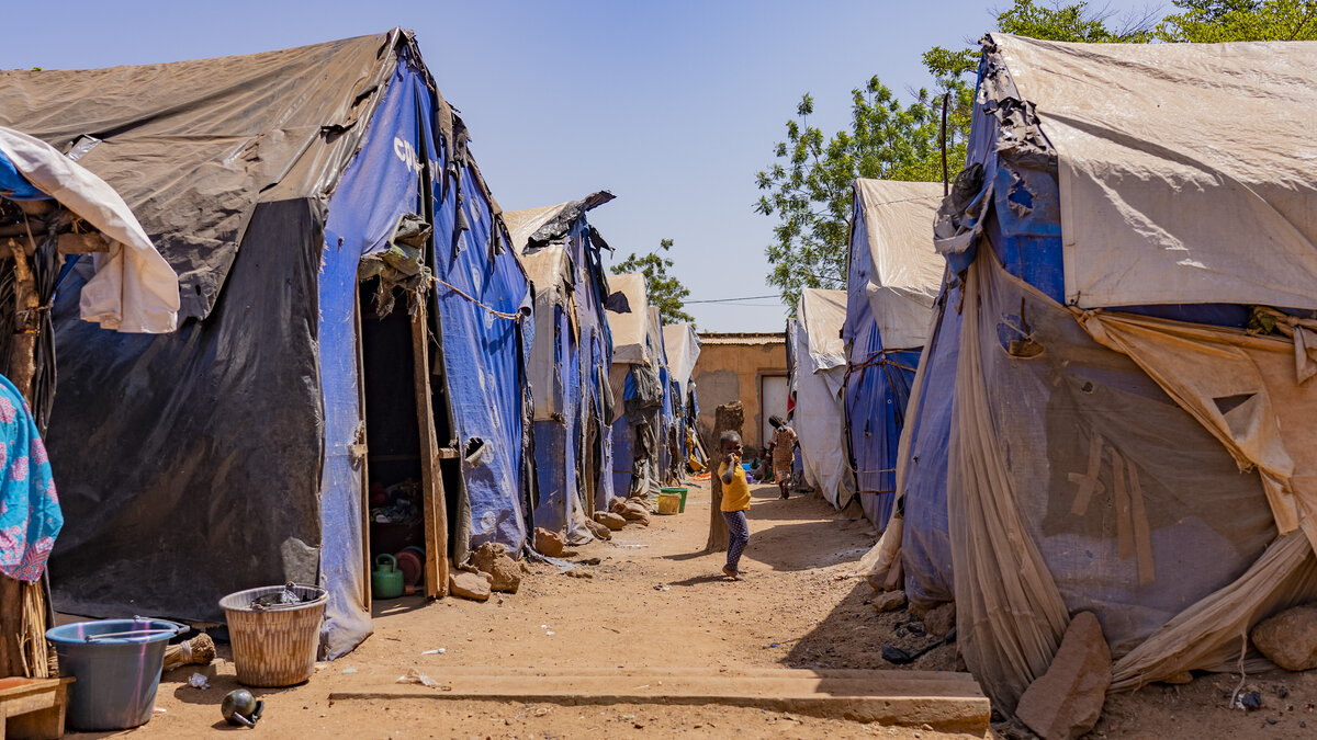 Armut überwinden Flüchtlingslager in Mali