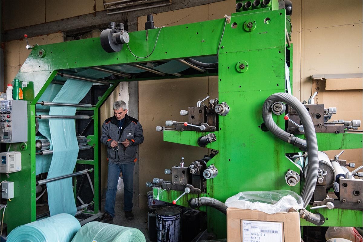 Folienmaschine in Serbien