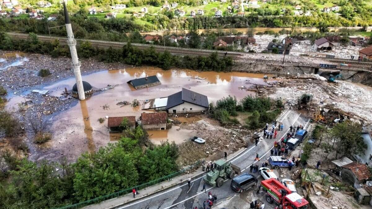 Überflutungen in Bosnien