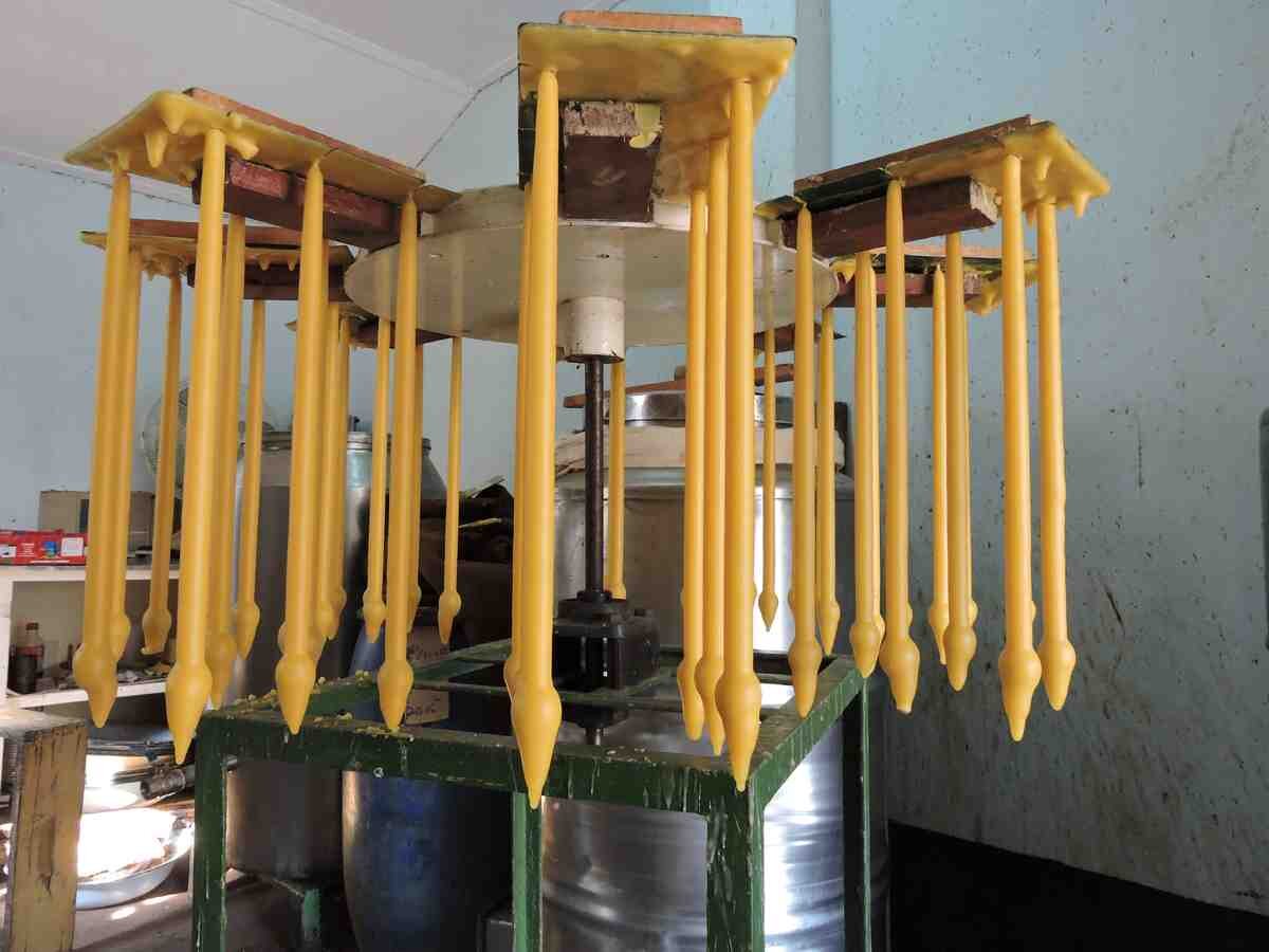 Kerzen aus Bienenwachs
