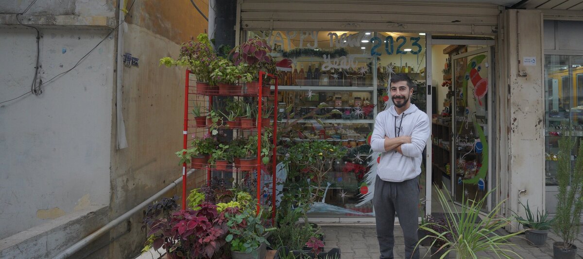 Finanzielle Unterstützung für einen Bioladen in Beirut