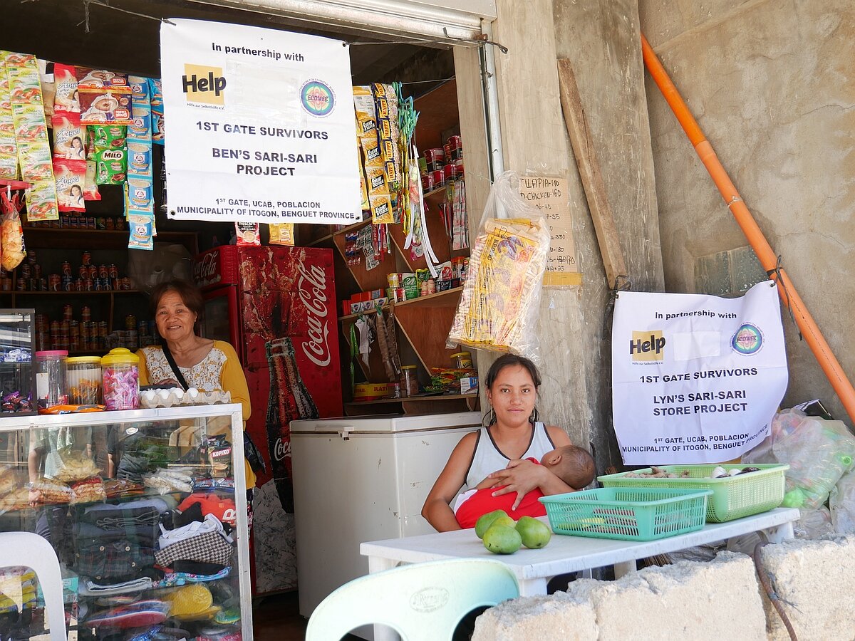 Kiosk auf den Philippinen