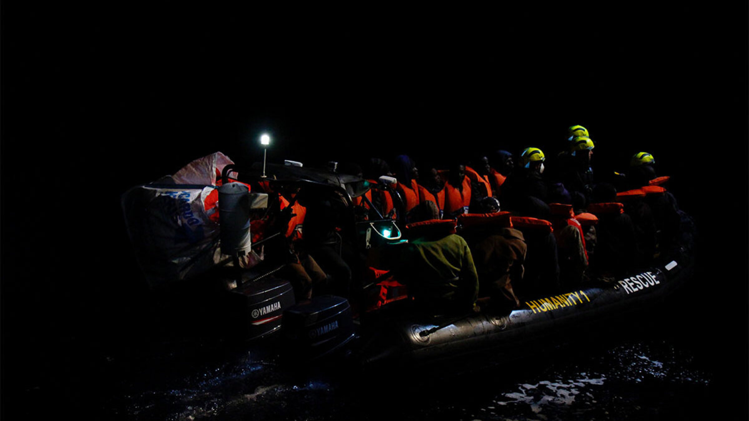 Nächtliche Rettungsaktion im Mittelmeer
