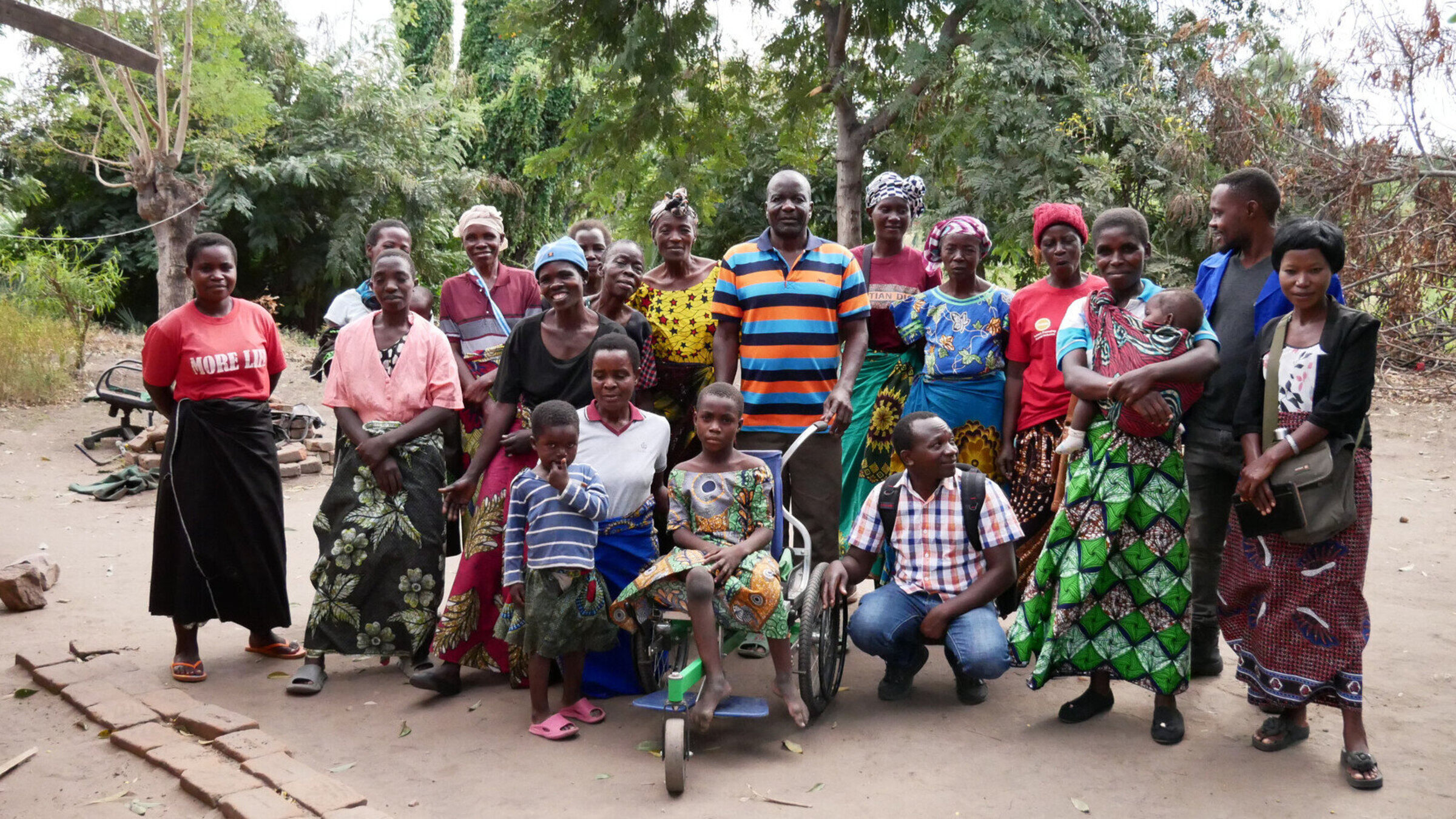 Gruppenfoto einer landwirtschaftlichen Kooperative aus Malawi