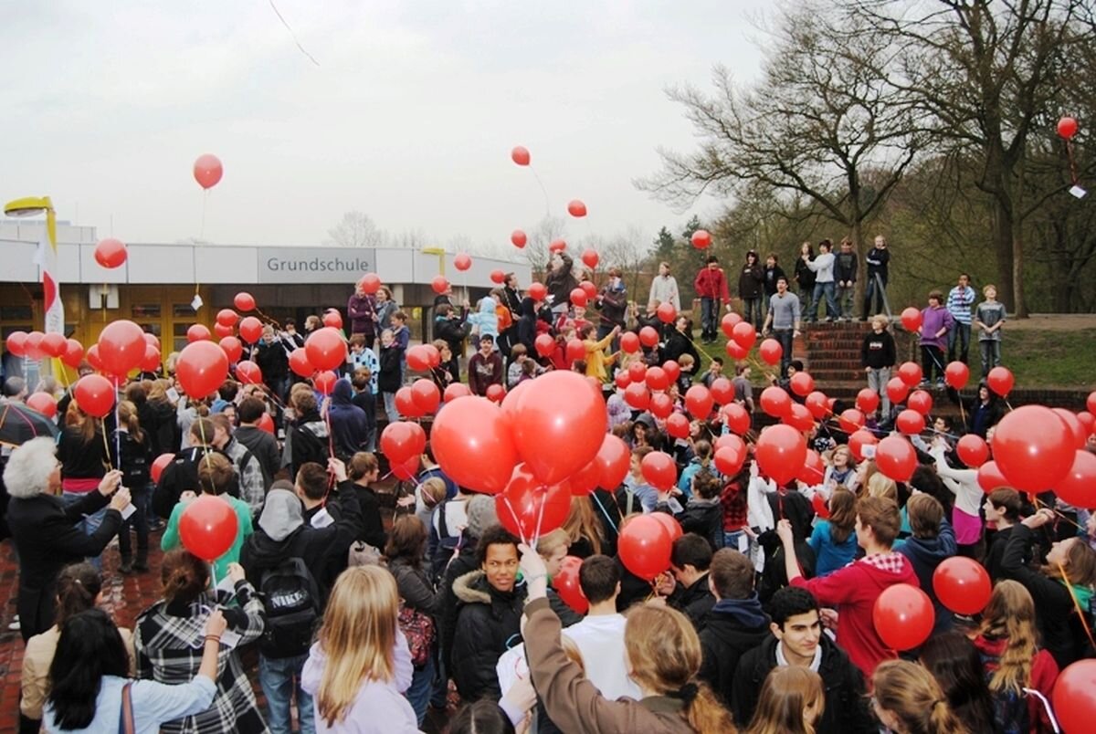 Spenden als Schule