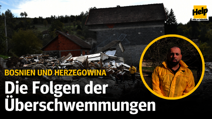 Folgen der Überschwemmungen in Bosnien