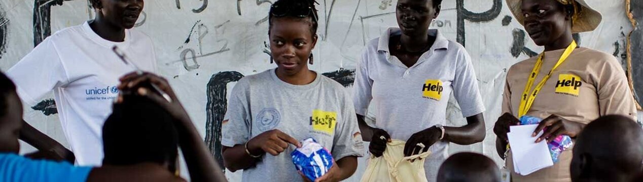 Spenden Periode: Aufklärung über Menstruation