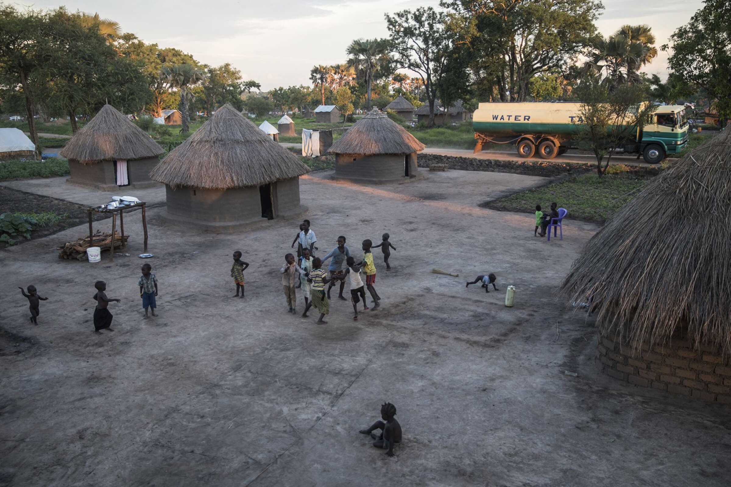 Flüchtlingskinder in Uganda