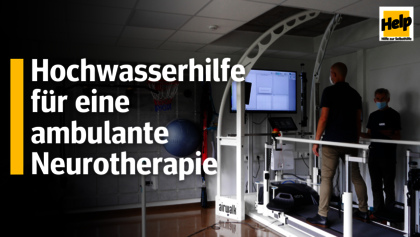 Hochwasserhilfe für eine ambulante Neurotherapie