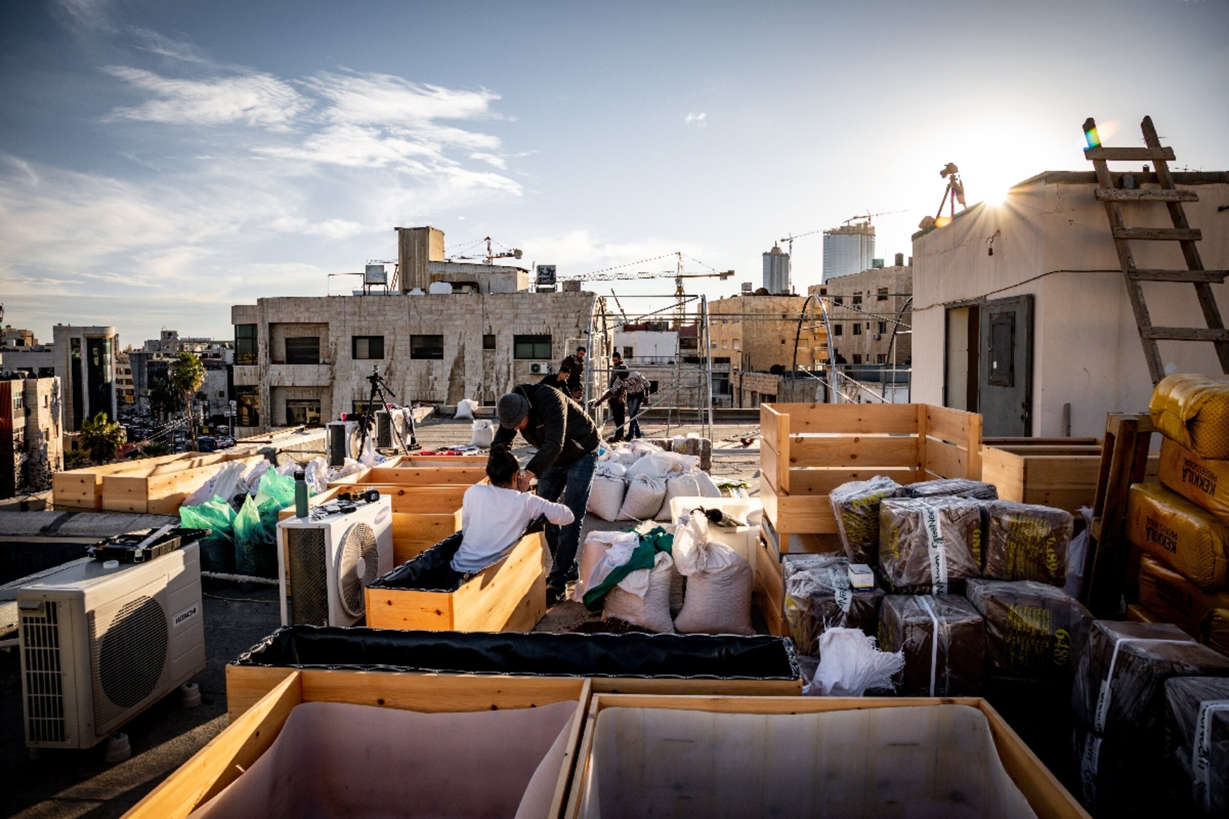 Modellfarm Urban Gardening Jordanien