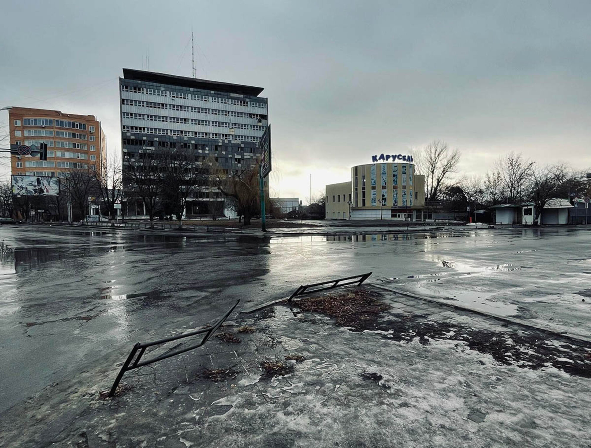 Die Stadt Luhansk im Osten der Ukraine