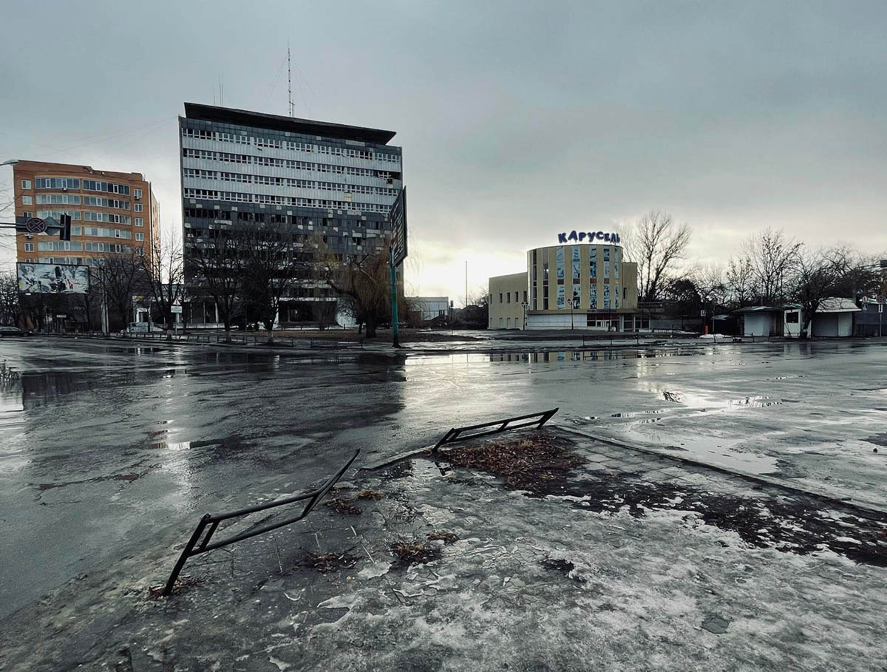 Die Stadt Luhansk im Osten der Ukraine