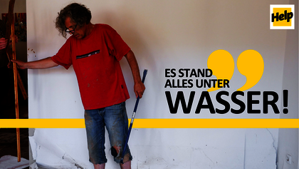 Interview nach Hochwasser in Weilerswist