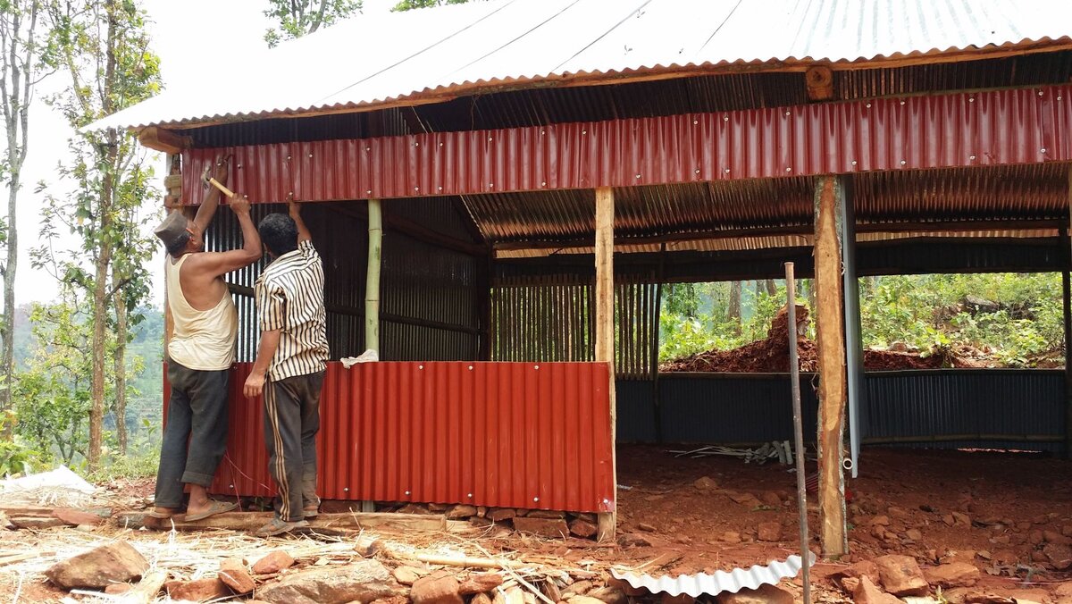 Wiederaufbau von Schulen in Nepal