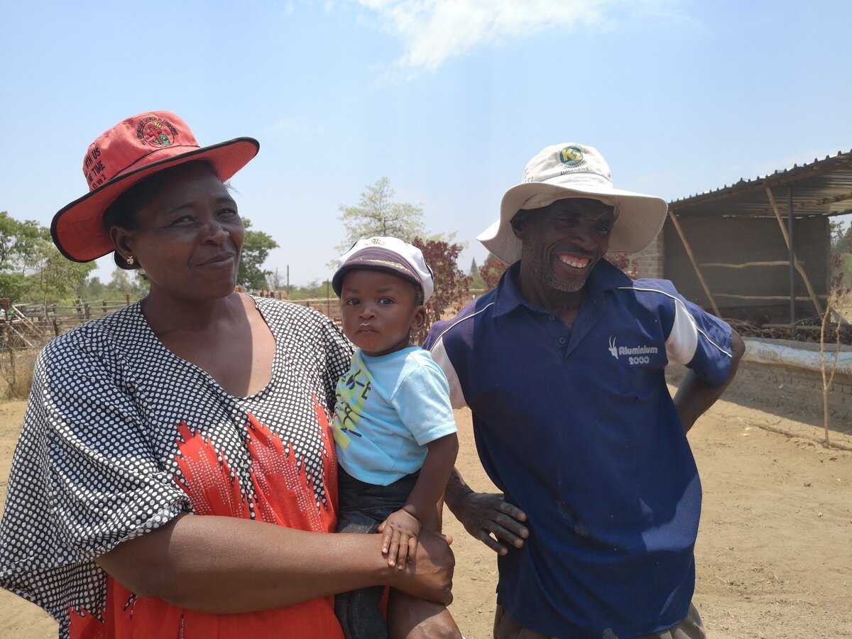 Familie in Simbabwe
