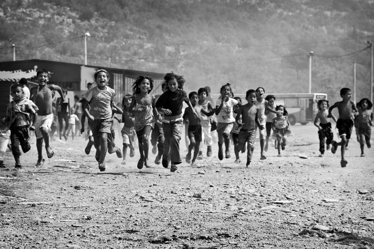 Montenegro Romakinder in Konik
