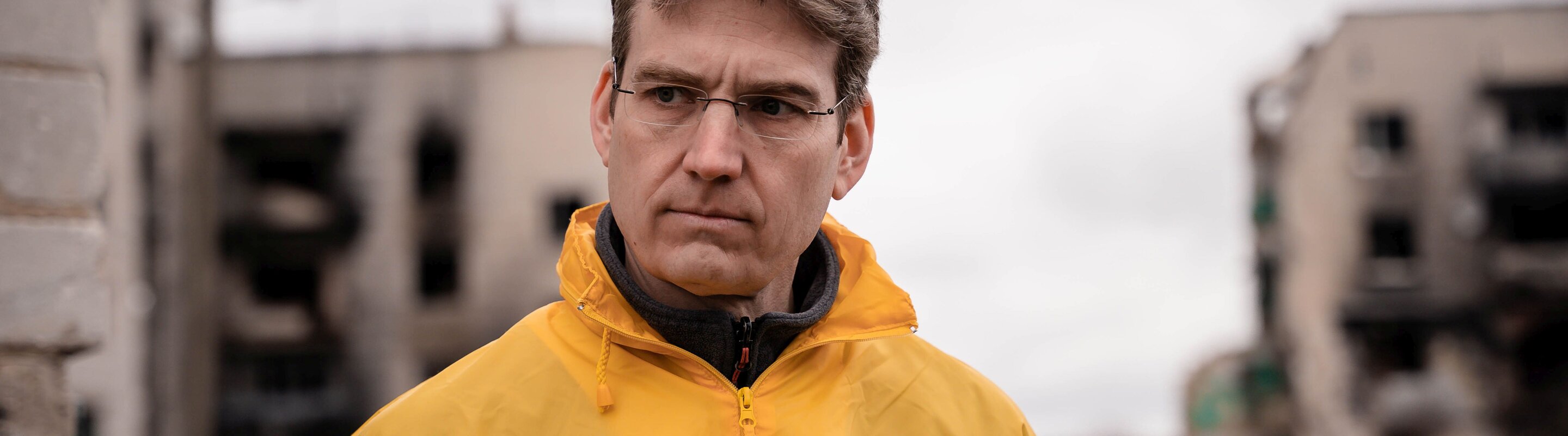Help-Generalsekretär Dr. Thorsten Klose-Zuber bei einem Projektbesuch in der Ukraine