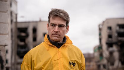 Help-Generalsekretär Dr. Thorsten Klose-Zuber bei einem Projektbesuch in der Ukraine
