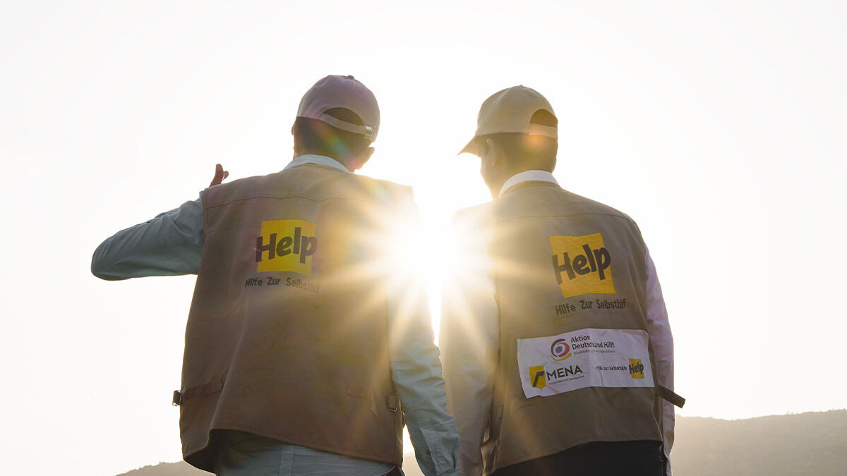 Mitarbeiter der Partnerorganisation von Help