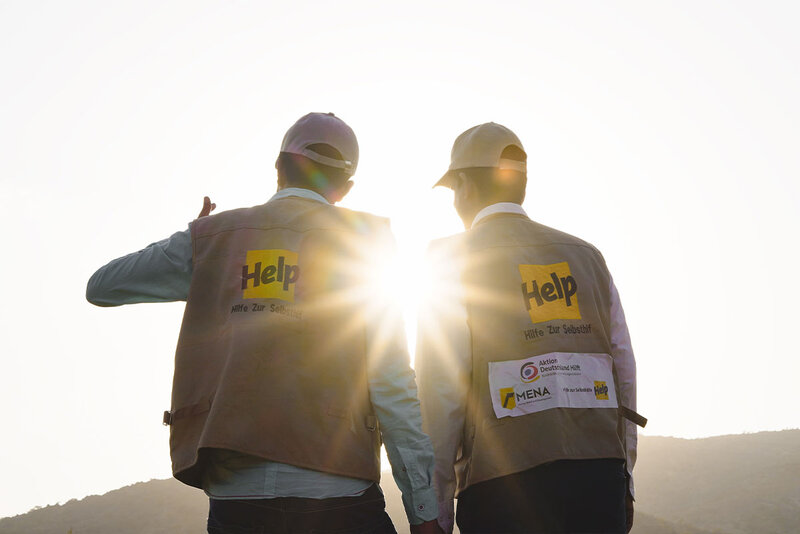 Mitarbeiter der Partnerorganisation von Help