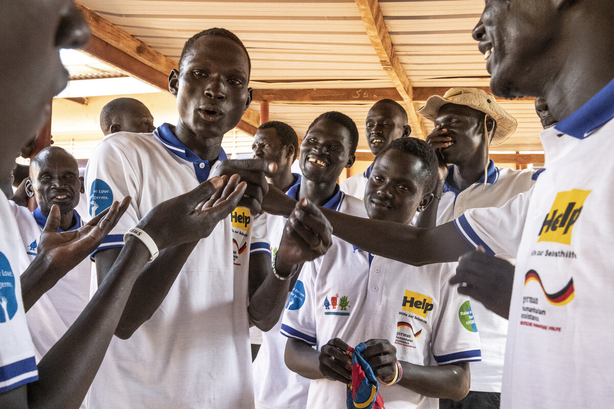 Auszubildende von Help im Südsudan