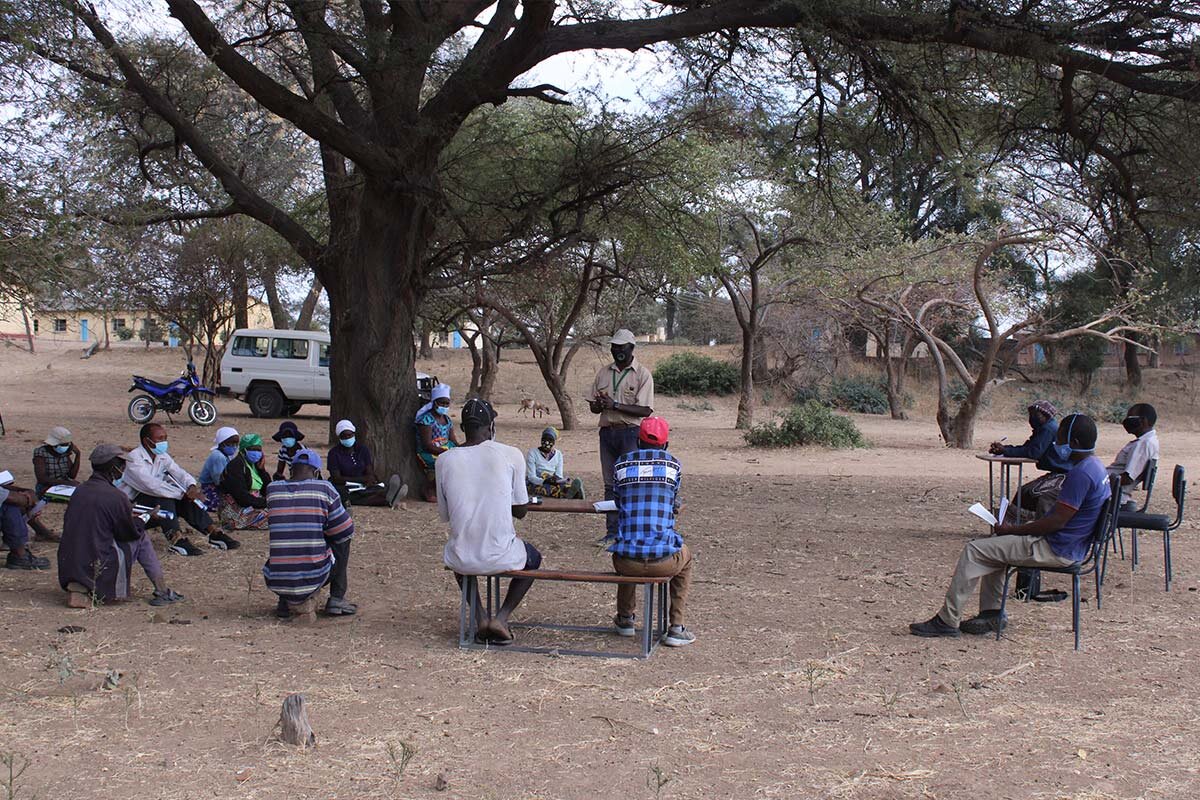 Spenden Simbabwe: Ausbildung der Lead Farmer:innen