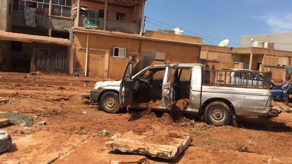 Überschwemmungen in Libyen