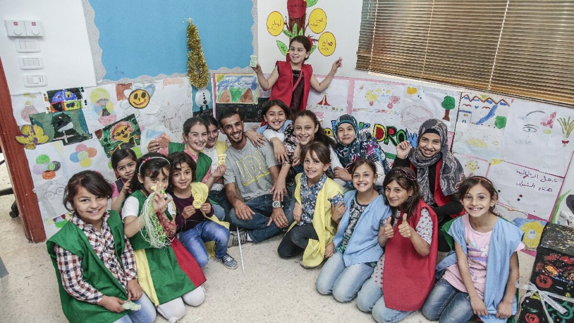 Schulklasse in Syrien