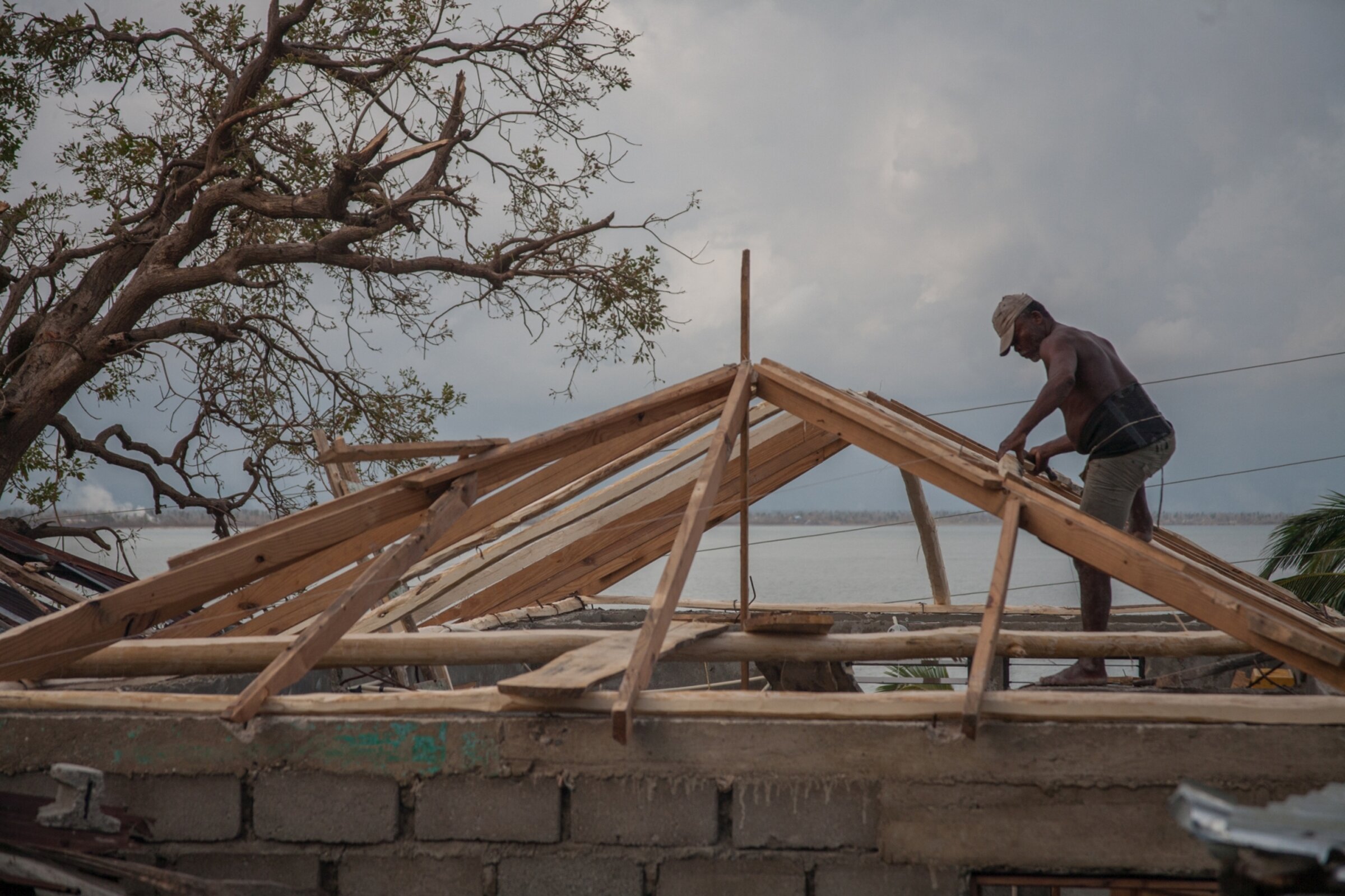 Der Wiederaufbau nach Hurrikan Matthew hat bereits begonnen