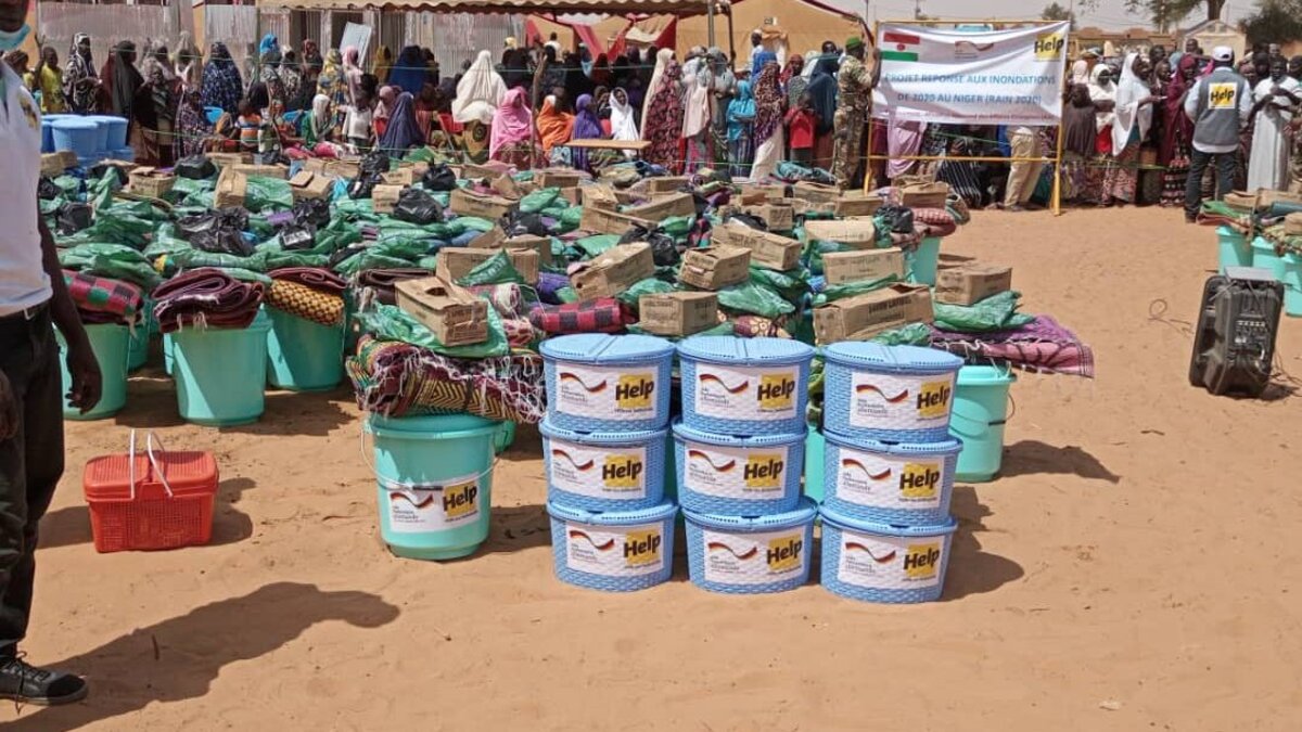 Spenden Niger: Verteilungen nach Flutkatastrophe