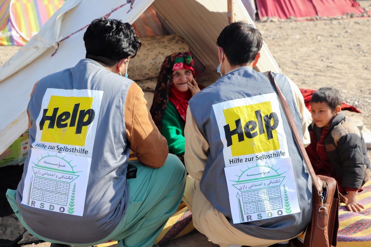 Unsere Partner Help und die Partnerorganisation RSDO in Afghanistan