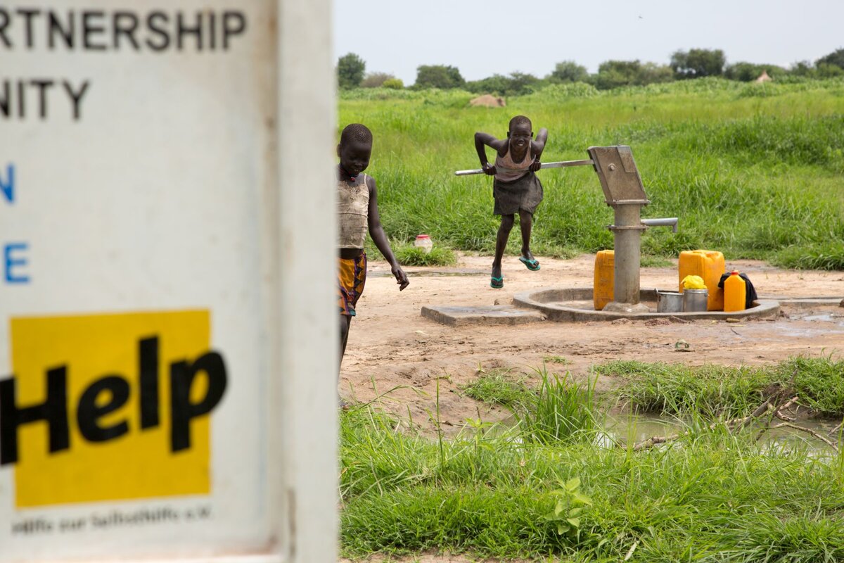 Wasserpumpe im Südsudan