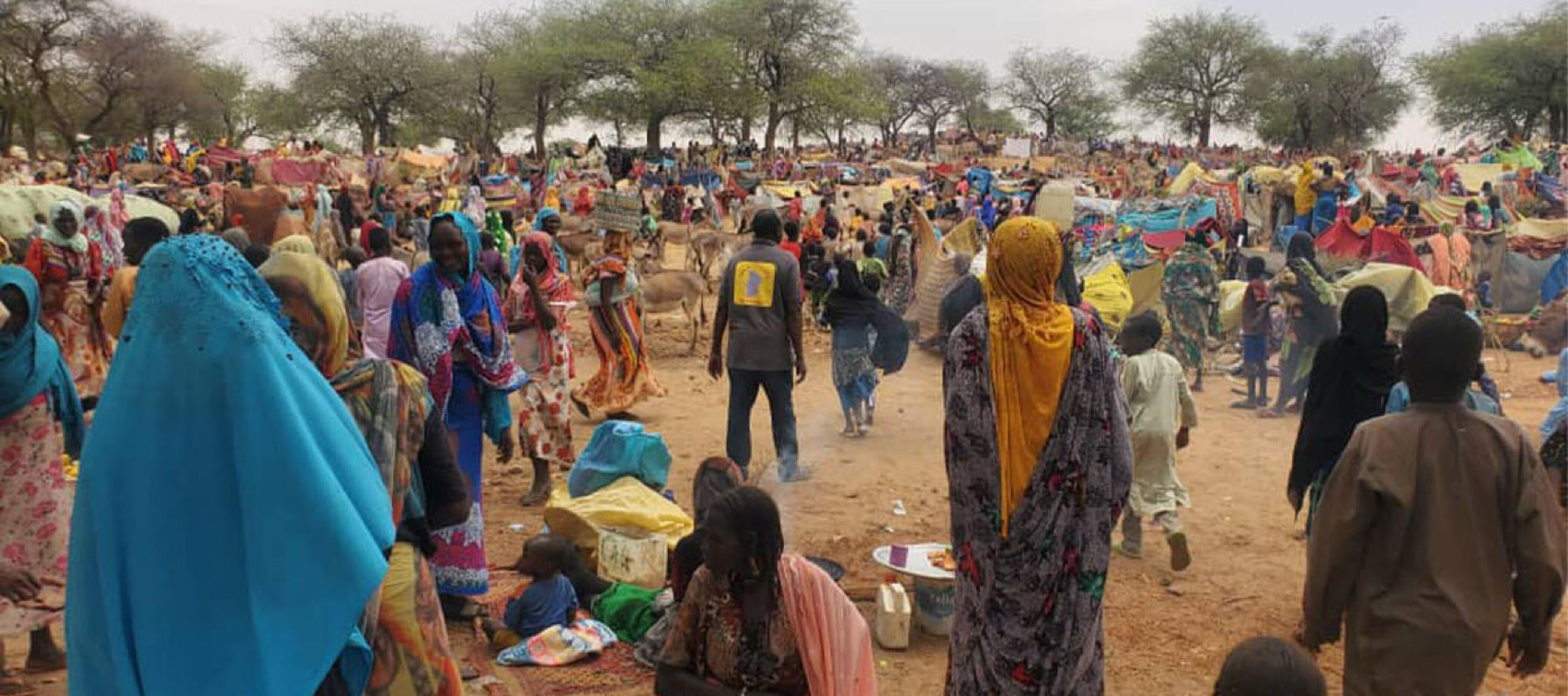 Flüchtlinge aus dem Sudan suchen Schutz im Tschad