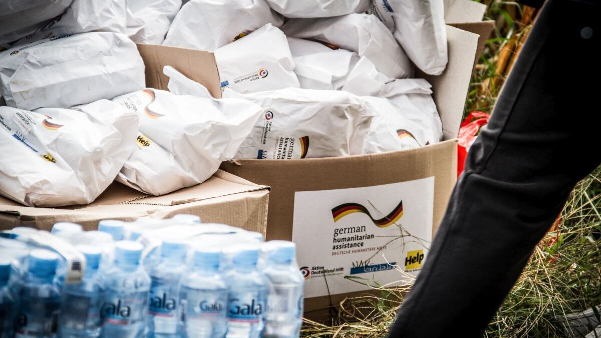 Lebensmittel für Flüchtlinge