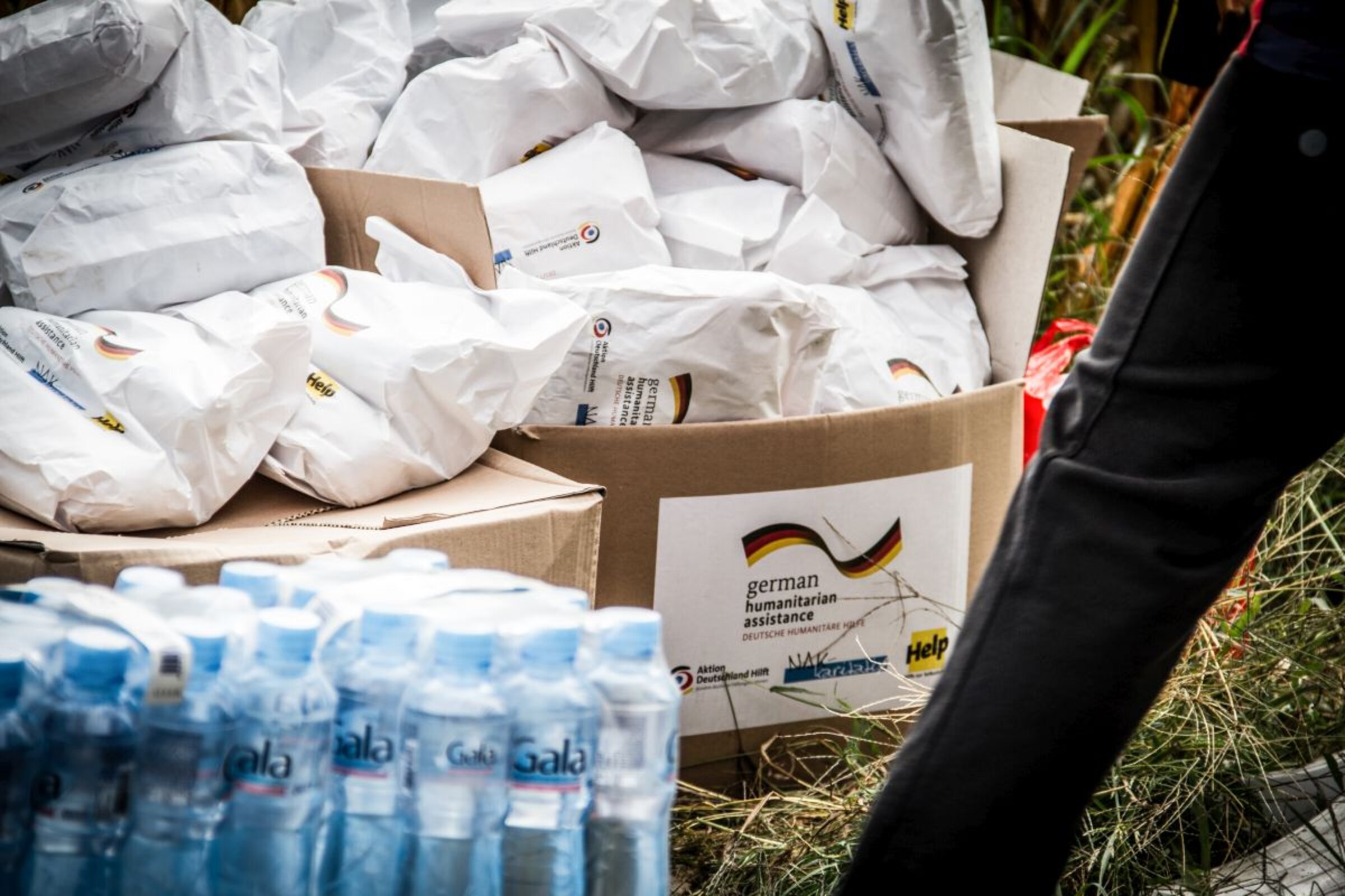 Lebensmittel für Flüchtlinge