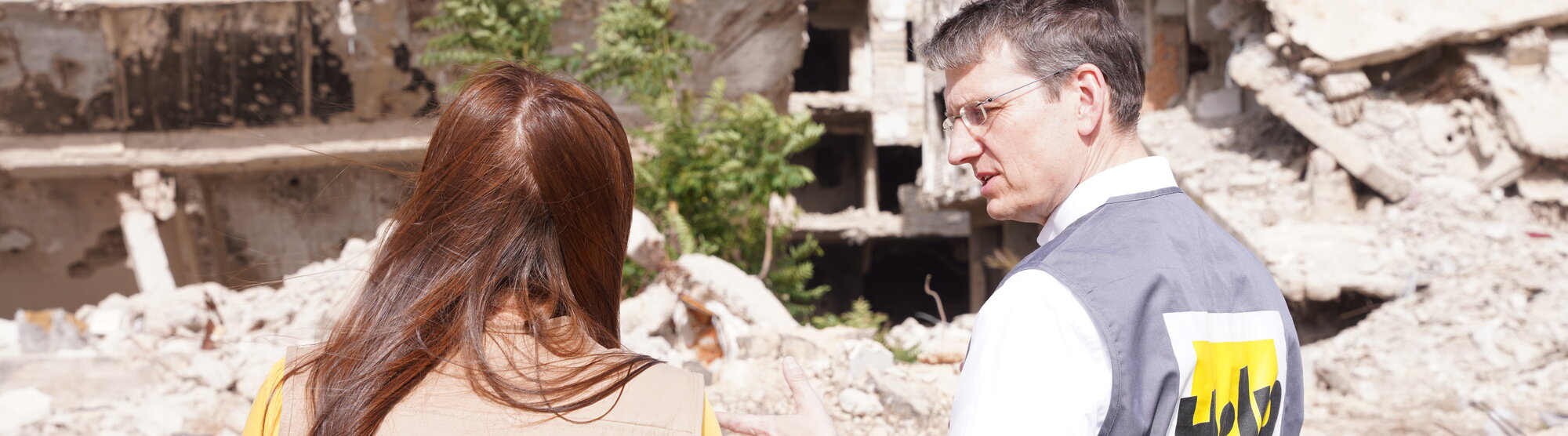 Mirna Abboud und Dr. Thorsten Klose-Zuber in Syrien