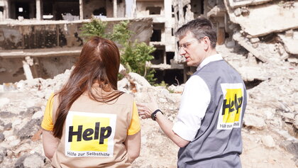 Mirna Abboud und Dr. Thorsten Klose-Zuber in Syrien